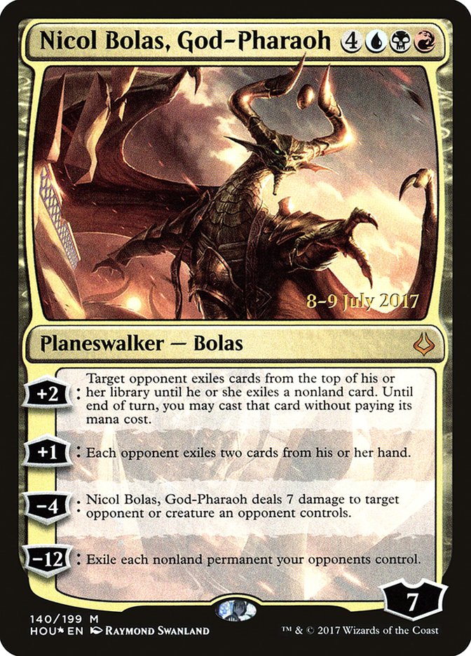 Nicol Bolas, God-Pharaoh [Hour of Devastation Prerelease Promos] | Gear Gaming Bentonville