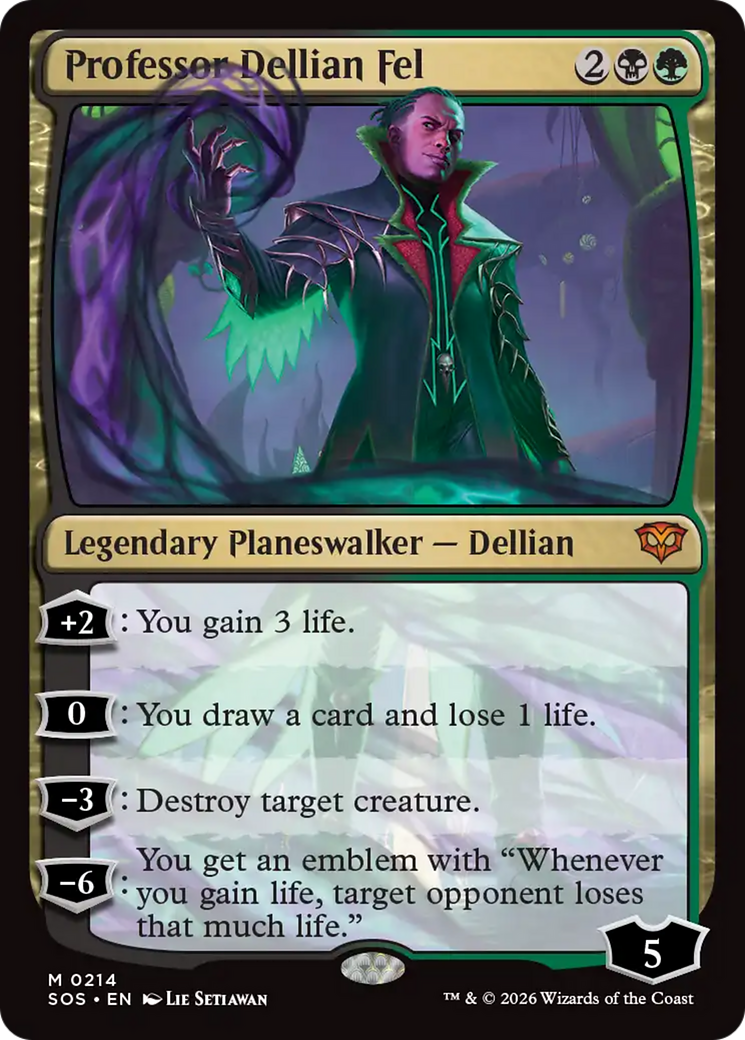 Professor Dellian Fel [Secrets of Strixhaven] | Gear Gaming Bentonville