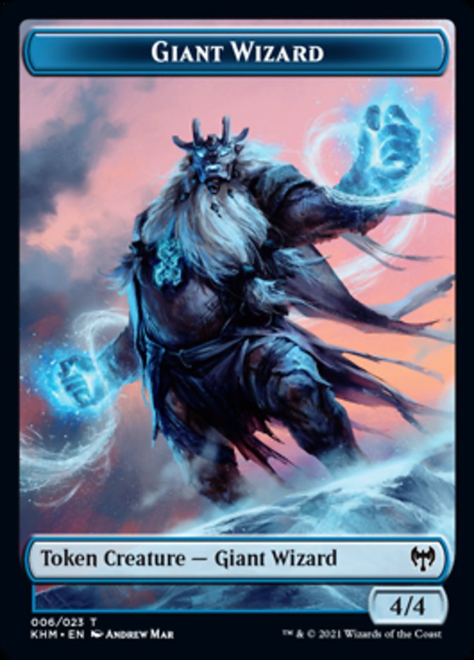 Giant Wizard Token [Kaldheim Tokens] | Gear Gaming Bentonville