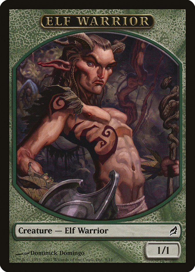 Elf Warrior Token [Lorwyn Tokens] | Gear Gaming Bentonville