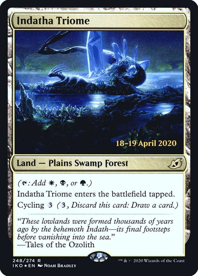 Indatha Triome [Ikoria: Lair of Behemoths Prerelease Promos] | Gear Gaming Bentonville