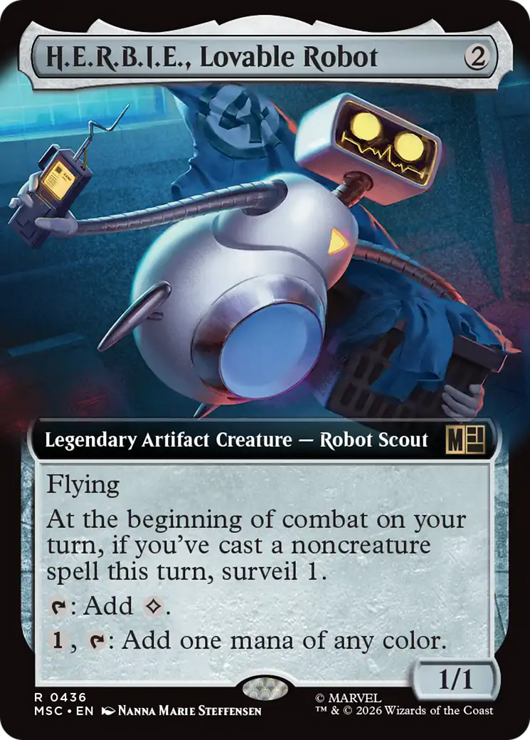 H.E.R.B.I.E., Lovable Robot (Extended Art) [Marvel Super Heroes Commander] | Gear Gaming Bentonville
