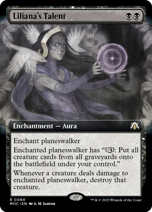 Liliana's Talent (Extended Art) [March of the Machine Commander] | Gear Gaming Bentonville