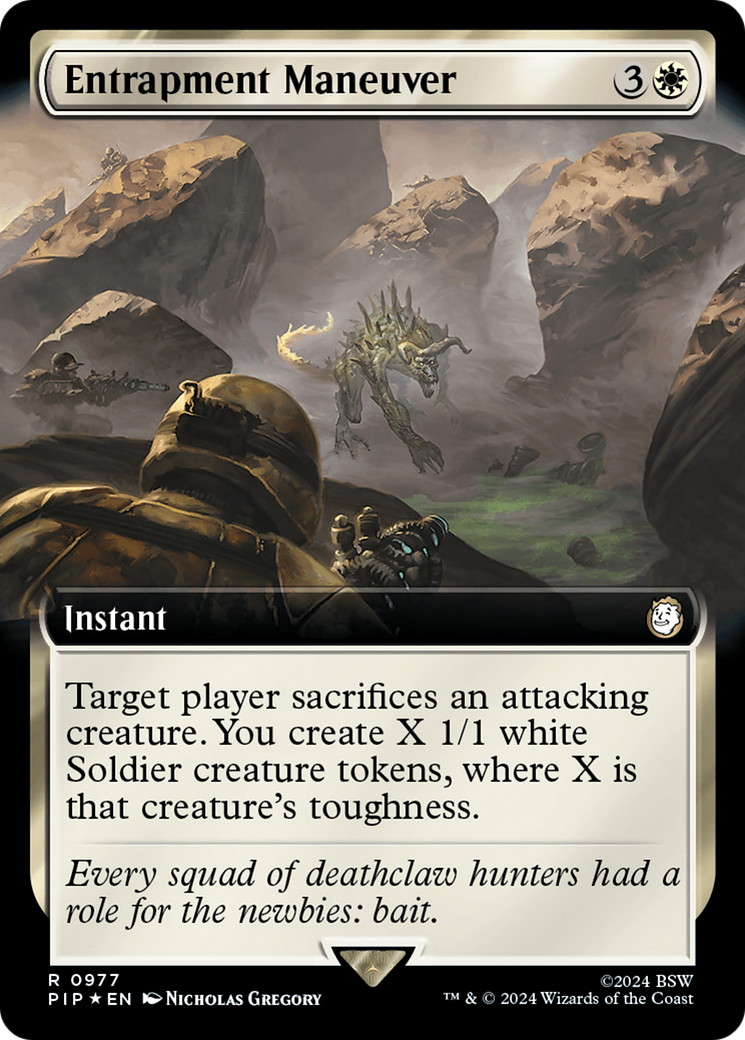 Entrapment Maneuver (Extended Art) (Surge Foil) [Fallout] | Gear Gaming Bentonville