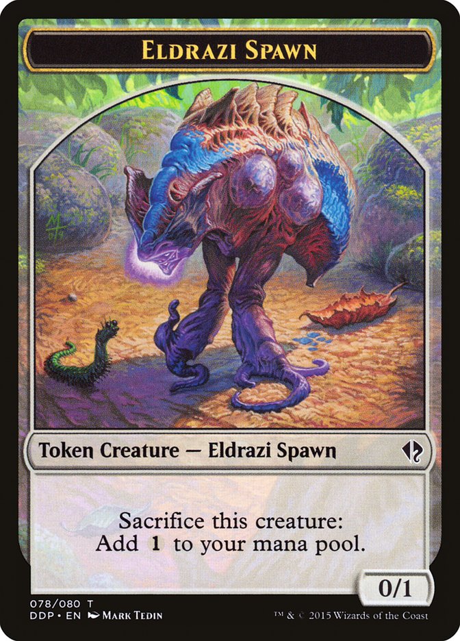 Eldrazi Spawn Token (078/080) [Duel Decks: Zendikar vs. Eldrazi] | Gear Gaming Bentonville