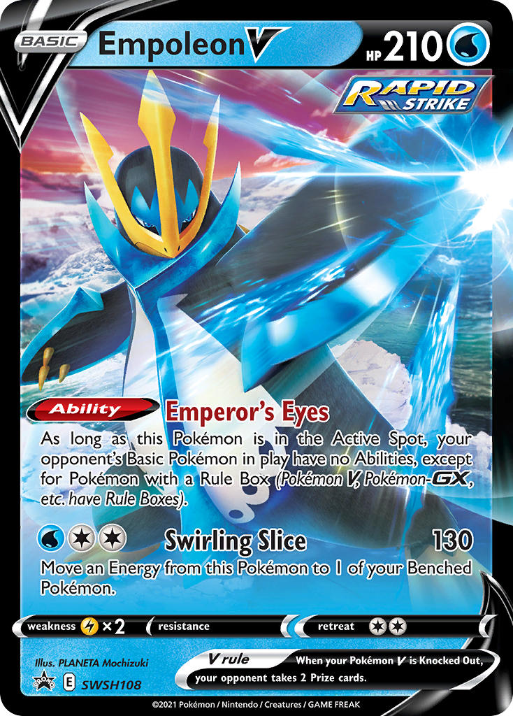 Empoleon V (SWSH108) [Sword & Shield: Black Star Promos] | Gear Gaming Bentonville