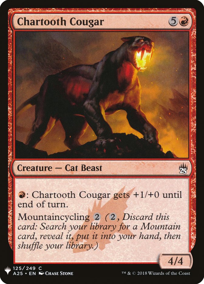 Chartooth Cougar [Mystery Booster] | Gear Gaming Bentonville