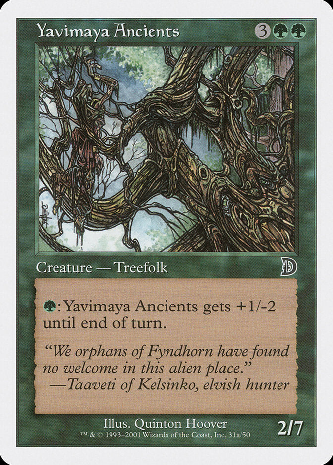 Yavimaya Ancients (Druid Art) [Deckmasters] | Gear Gaming Bentonville