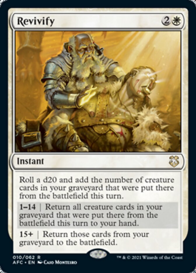Revivify [Dungeons & Dragons: Adventures in the Forgotten Realms Commander] | Gear Gaming Bentonville