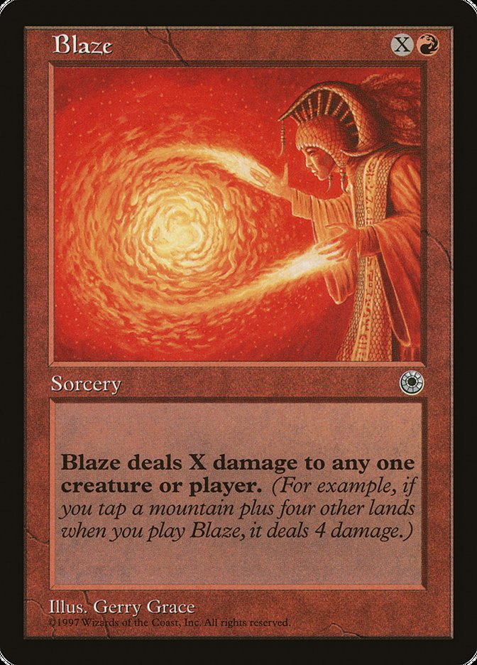 Blaze (No Flavor Text) [Portal] | Gear Gaming Bentonville