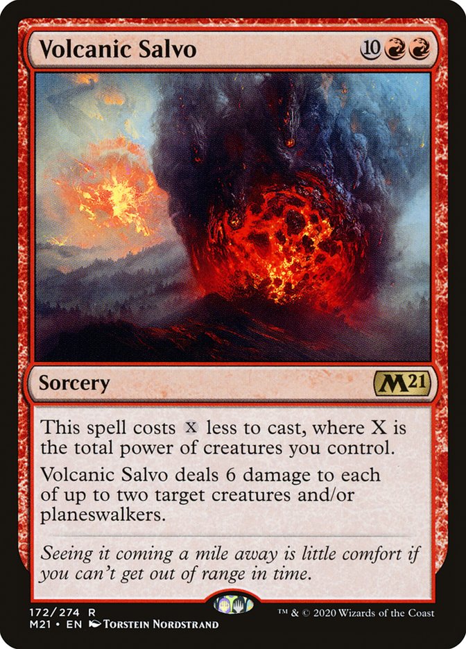 Volcanic Salvo [Core Set 2021] | Gear Gaming Bentonville