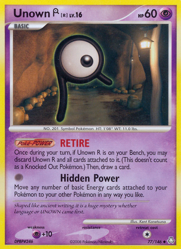 Unown R (77/146) [Diamond & Pearl: Legends Awakened] | Gear Gaming Bentonville