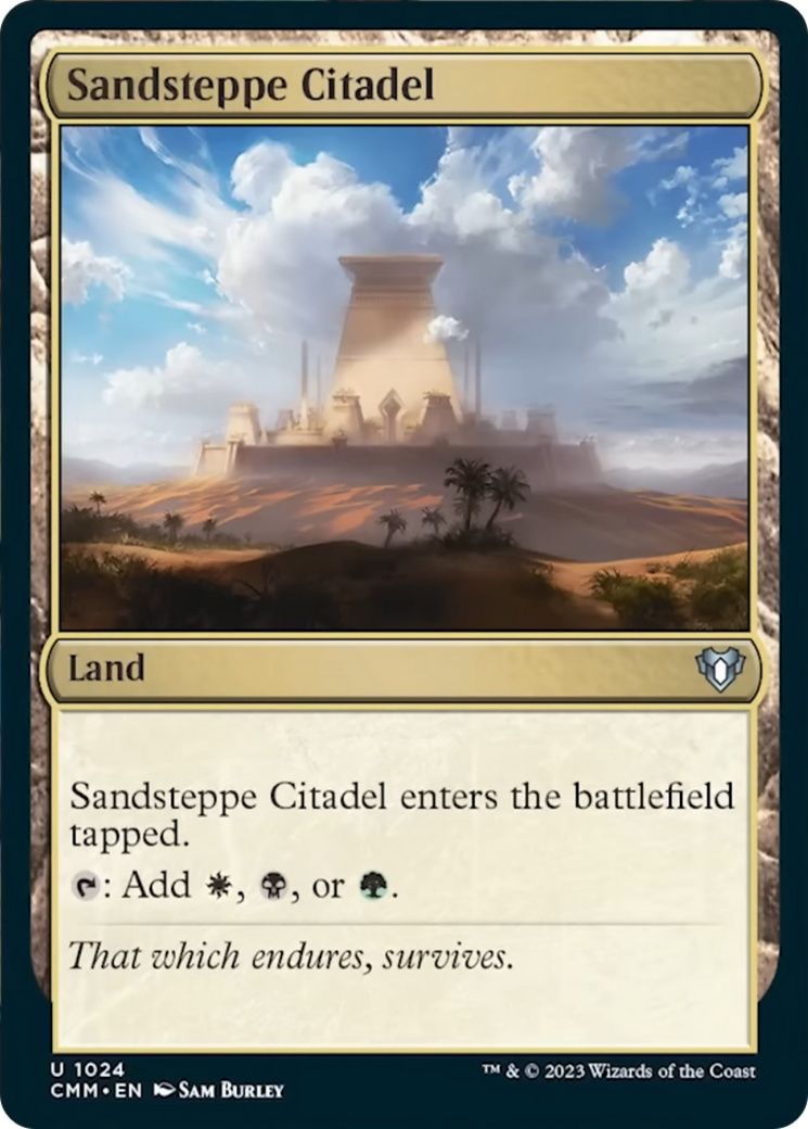 Sandsteppe Citadel [Commander Masters] | Gear Gaming Bentonville