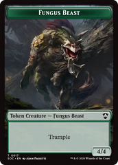 Goat // Fungus Beast Double-Sided Token [Secrets of Strixhaven Commander Tokens] | Gear Gaming Bentonville