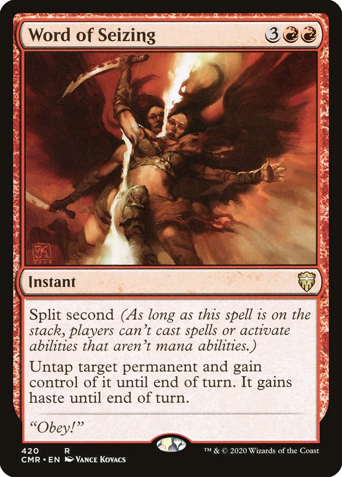 Word of Seizing [Commander Legends] | Gear Gaming Bentonville