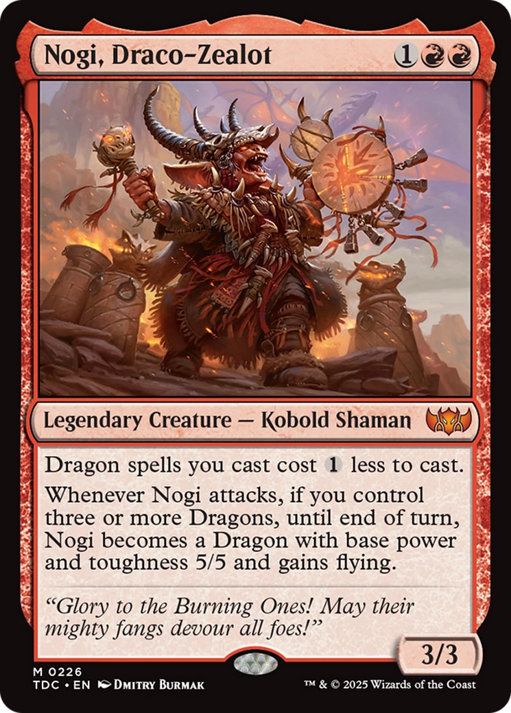 Nogi, Draco-Zealot [Tarkir: Dragonstorm Commander] | Gear Gaming Bentonville