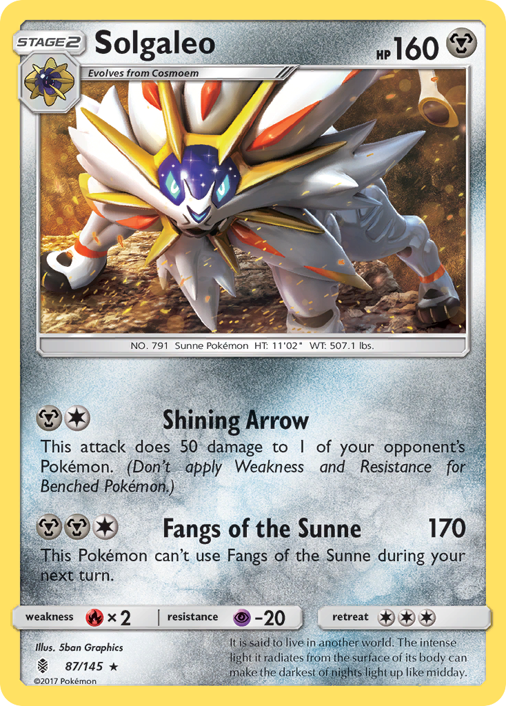 Solgaleo (87/145) [Sun & Moon: Guardians Rising] | Gear Gaming Bentonville