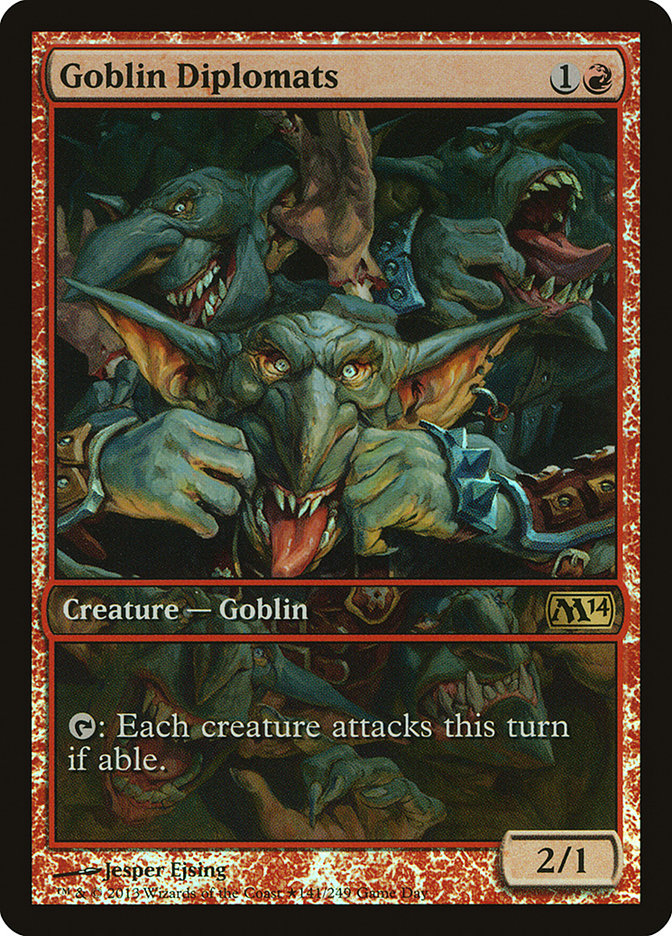 Goblin Diplomats (Game Day) [Magic 2014 Promos] | Gear Gaming Bentonville