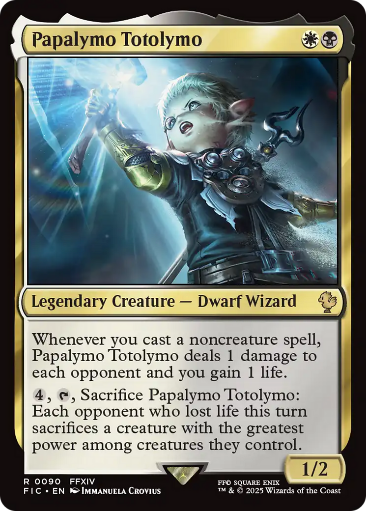 Papalymo Totolymo [FINAL FANTASY Commander] | Gear Gaming Bentonville