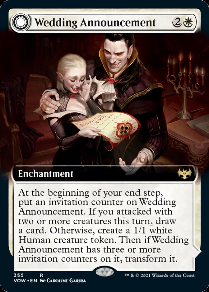 Wedding Announcement // Wedding Festivity (Extended Art) [Innistrad: Crimson Vow] | Gear Gaming Bentonville