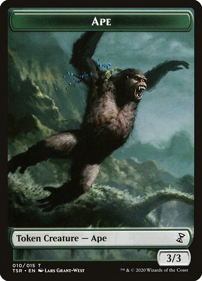 Angel // Ape Double-Sided Token [Double Masters Tokens] | Gear Gaming Bentonville