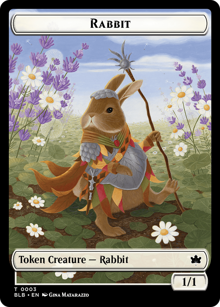 Rabbit // Finch Formation Double-Sided Token [Bloomburrow Tokens] | Gear Gaming Bentonville