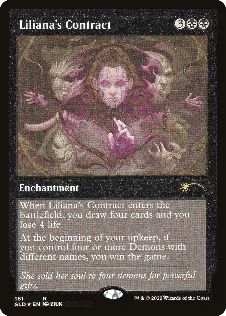 Liliana's Contract (Foil Etched) [Secret Lair Drop Series] | Gear Gaming Bentonville