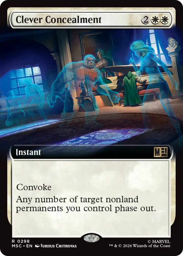 Clever Concealment (Extended Art) [Marvel Super Heroes Commander] | Gear Gaming Bentonville