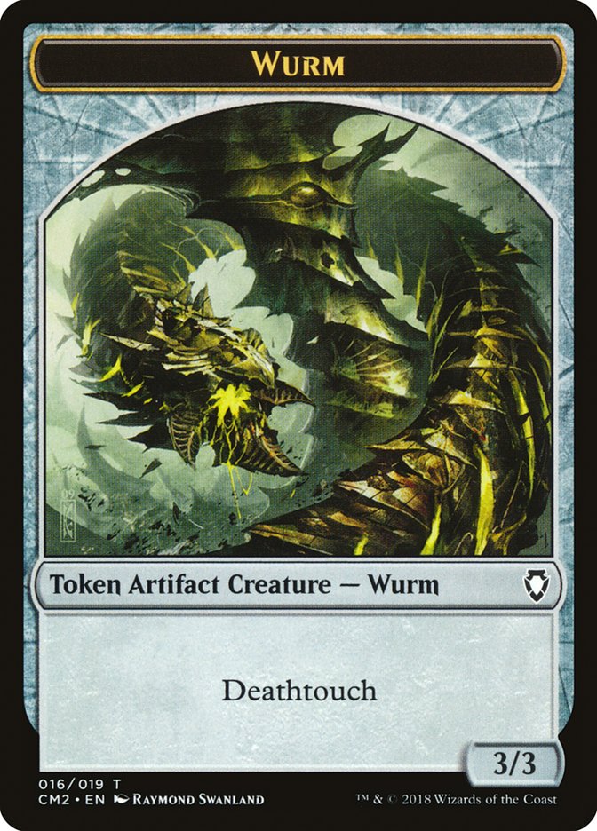 Wurm Token (016/019) [Commander Anthology Volume II Tokens] | Gear Gaming Bentonville