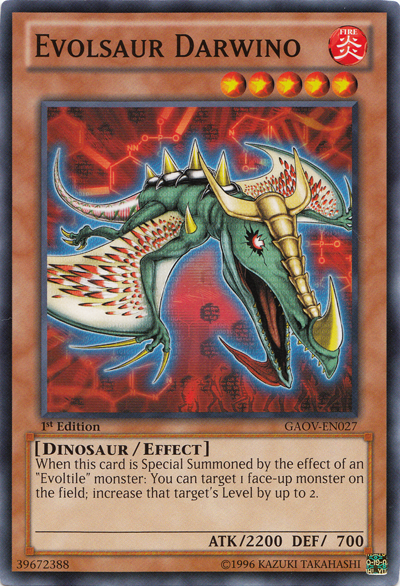 Evolsaur Darwino [GAOV-EN027] Common | Gear Gaming Bentonville