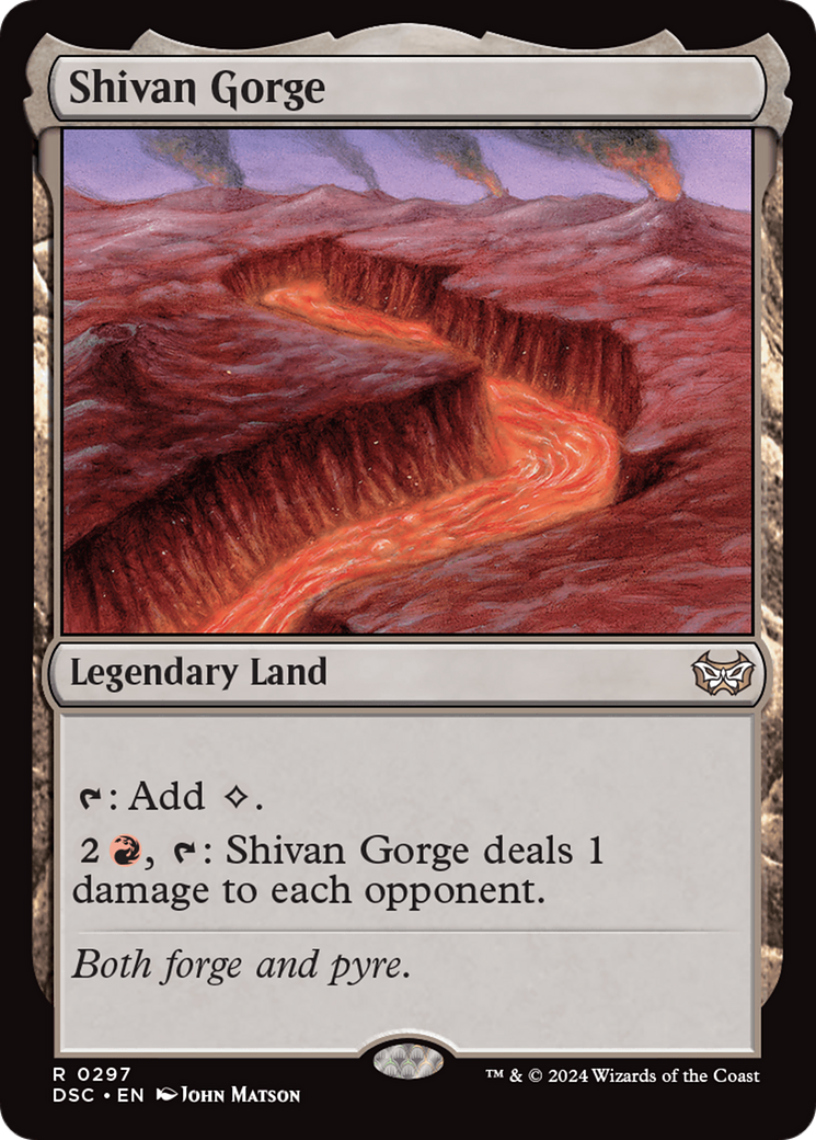 Shivan Gorge [Duskmourn: House of Horror Commander] | Gear Gaming Bentonville