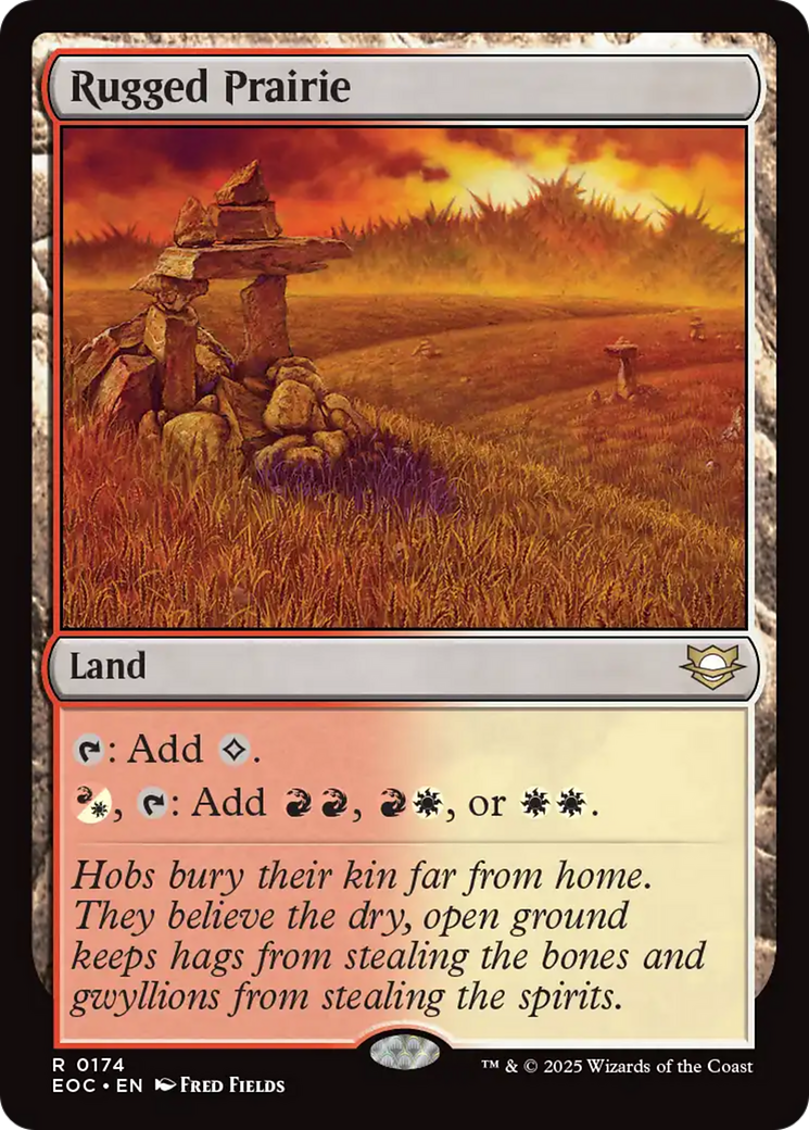 Rugged Prairie [Edge of Eternities Commander] | Gear Gaming Bentonville