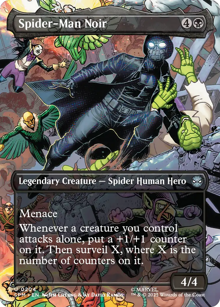 Spider-Man Noir (Borderless) [Marvel's Spider-Man] | Gear Gaming Bentonville