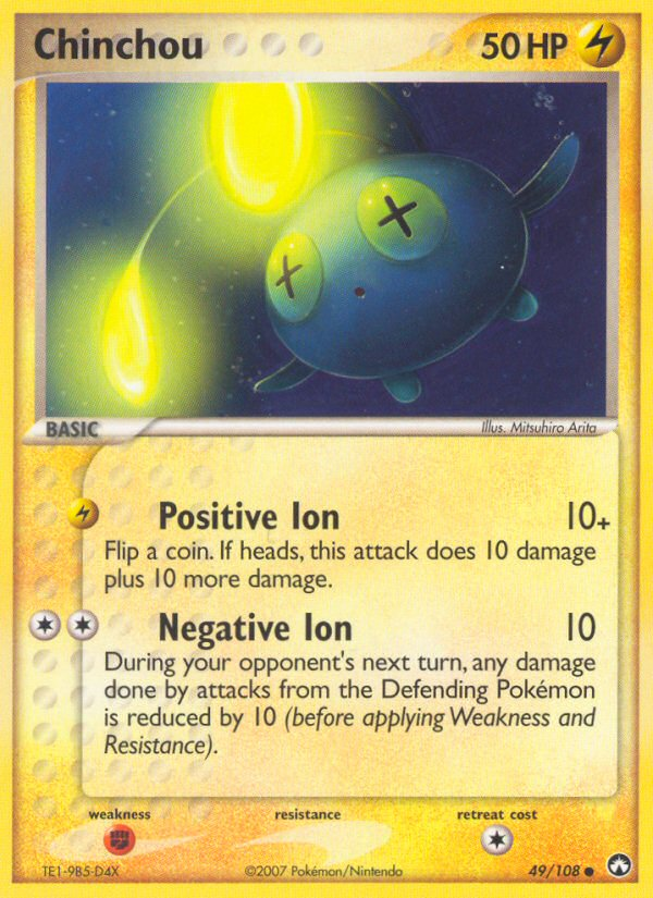 Chinchou (49/108) [EX: Power Keepers] | Gear Gaming Bentonville