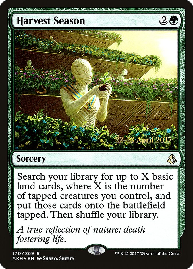 Harvest Season [Amonkhet Prerelease Promos] | Gear Gaming Bentonville