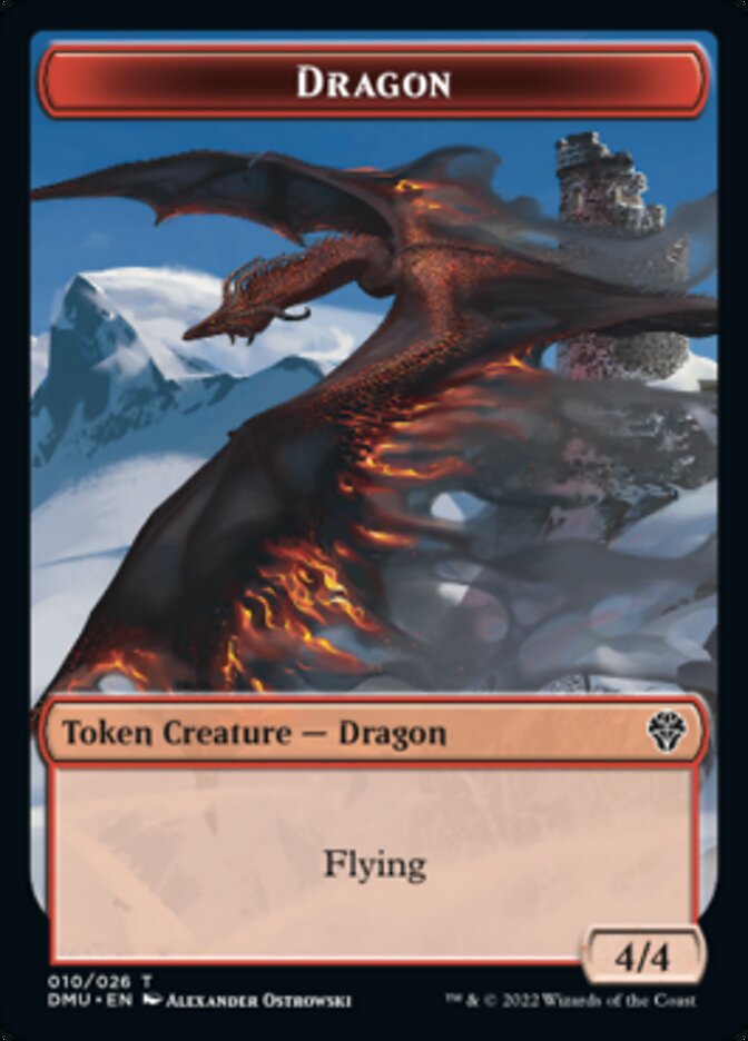 Phyrexian // Dragon Double-Sided Token [Dominaria United Tokens] | Gear Gaming Bentonville