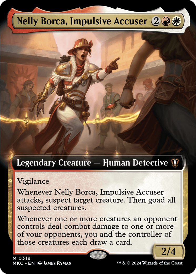 Nelly Borca, Impulsive Accuser (Extended Art) [Murders at Karlov Manor Commander] | Gear Gaming Bentonville