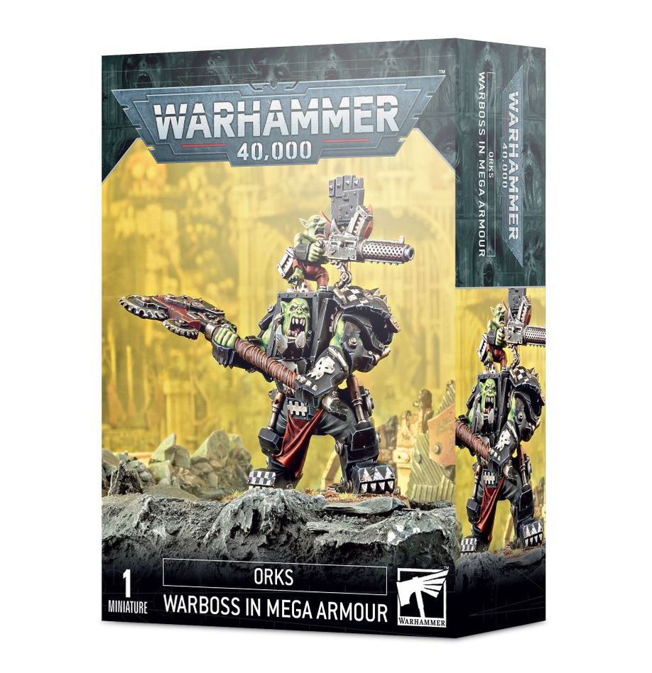 Warhammer 40k Orks Warboss in Mega Armour | Gear Gaming Bentonville