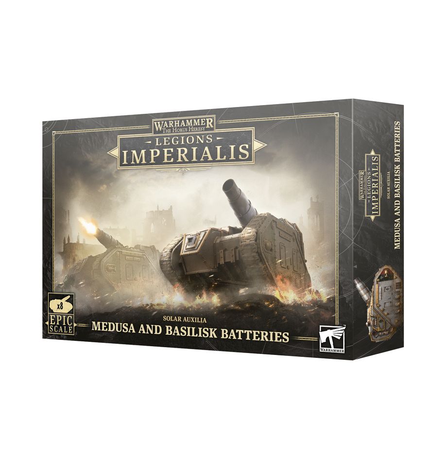 Legions Imperialis: Solar Auxilia Medusa and Basilisk Batteries | Gear Gaming Bentonville