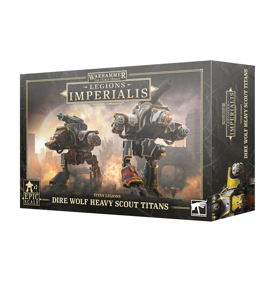 Legions Imperialis: Titan Legions Dire Wolf Heavy Scout Titans | Gear Gaming Bentonville