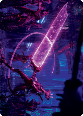 Enormous Energy Blade Art Card [Kamigawa: Neon Dynasty Art Series] | Gear Gaming Bentonville