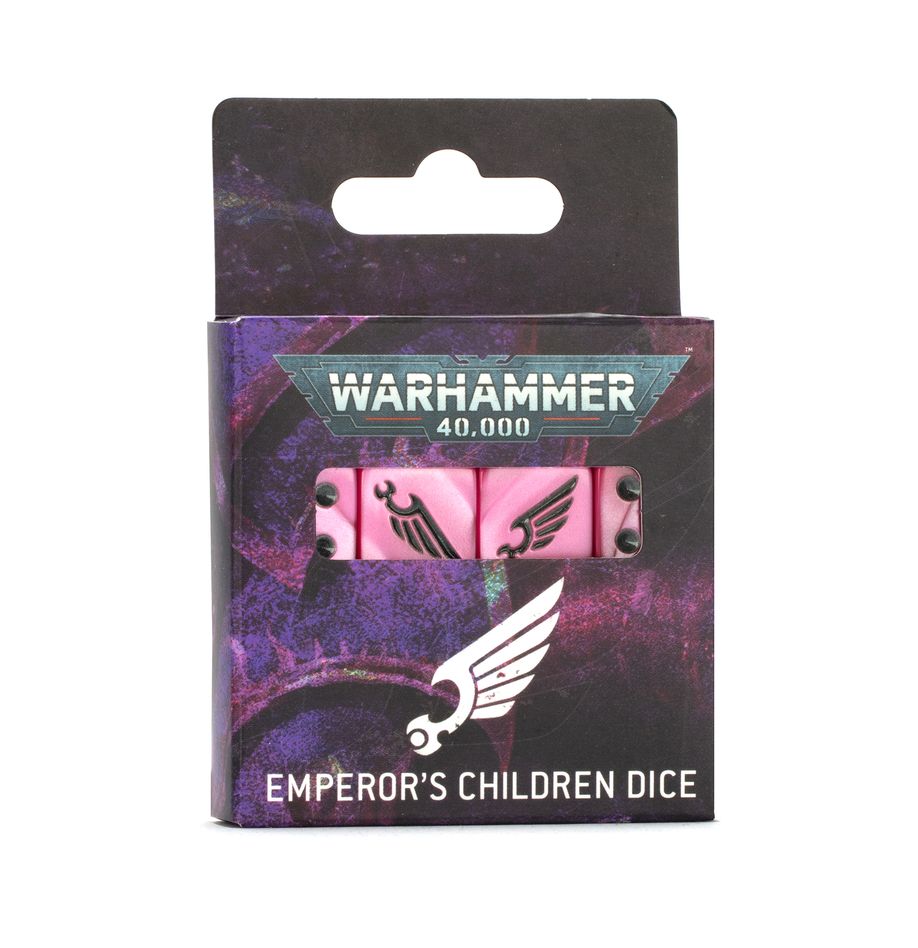 Warhammer 40k: Emperor's Children – Dice Set | Gear Gaming Bentonville