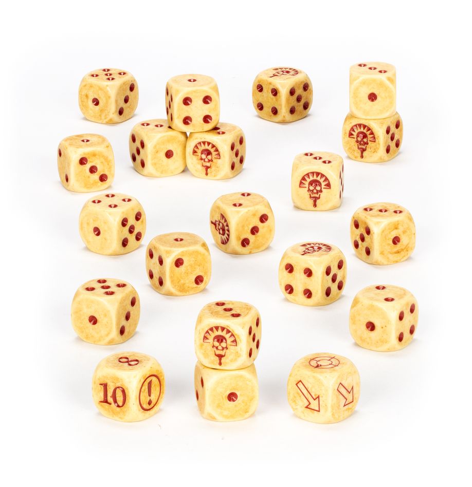 The Old World: Tomb Kings of Khermri Dice Set | Gear Gaming Bentonville