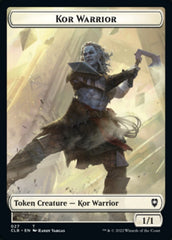 Kor Warrior // Shapeshifter (023) Double-Sided Token [Commander Legends: Battle for Baldur's Gate Tokens] | Gear Gaming Bentonville