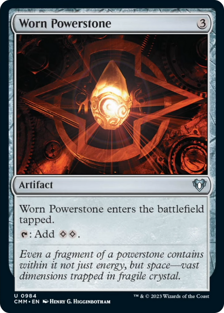 Worn Powerstone [Commander Masters] | Gear Gaming Bentonville