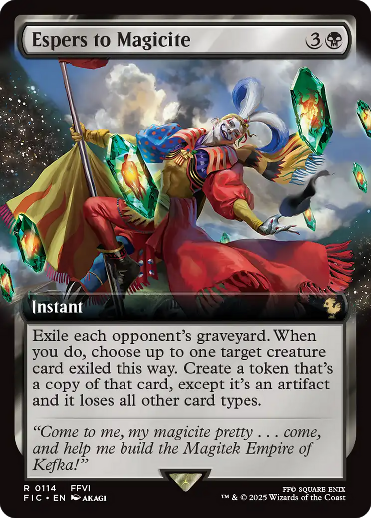 Espers to Magicite (Extended Art) [FINAL FANTASY Commander] | Gear Gaming Bentonville