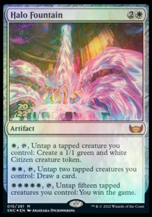 Halo Fountain [Streets of New Capenna Prerelease Promos] | Gear Gaming Bentonville