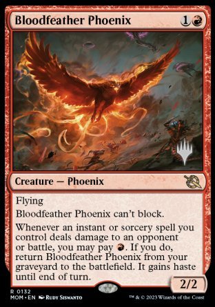 Bloodfeather Phoenix (Promo Pack) [March of the Machine Promos] | Gear Gaming Bentonville