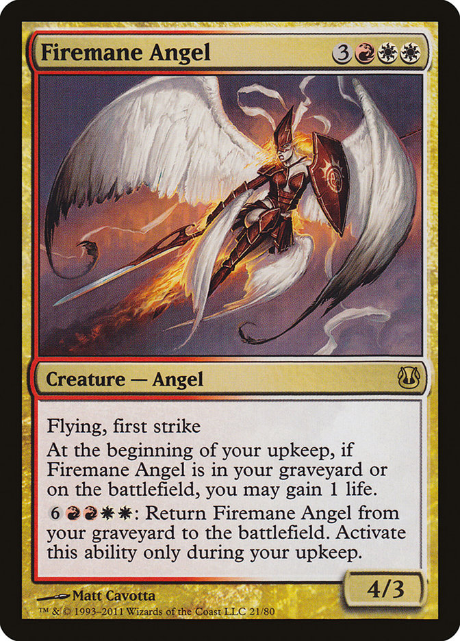 Firemane Angel [Duel Decks: Ajani vs. Nicol Bolas] | Gear Gaming Bentonville