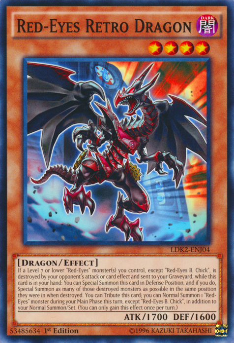 Red-Eyes Retro Dragon [LDK2-ENJ04] Common | Gear Gaming Bentonville